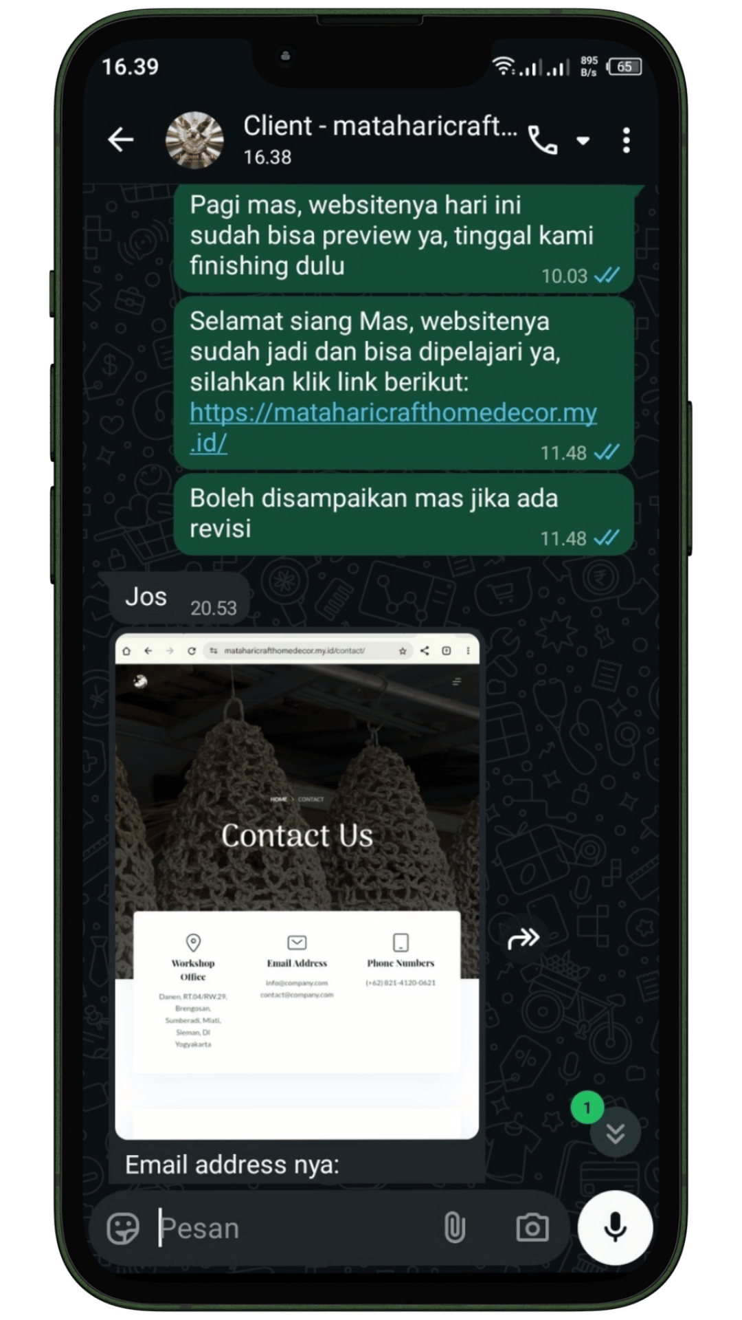 Matahari Craft Homedecor